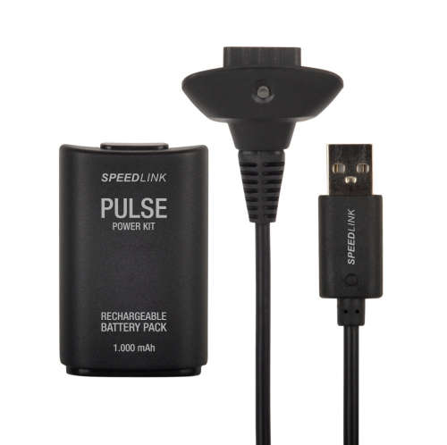 Speedlink Pulse Power Kit for Xbox 360 - Black