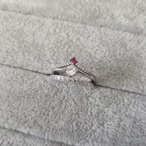 Sterling Silver Bridal Ring Set