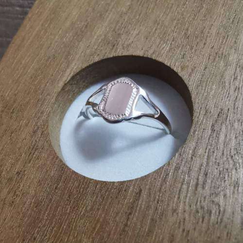Sterling Silver Shield Ring