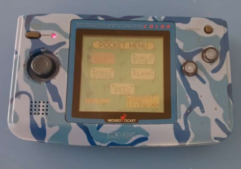 SNK Neo Geo Pocket Colour with Game Collection