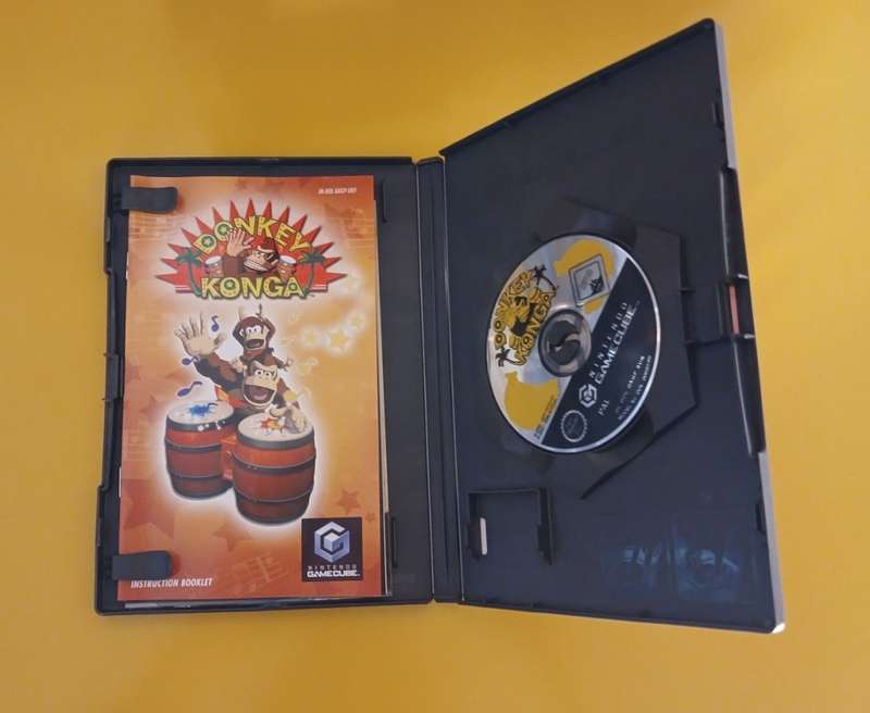 Donkey Konga with Bongos Controller for the Nintendo GameCube