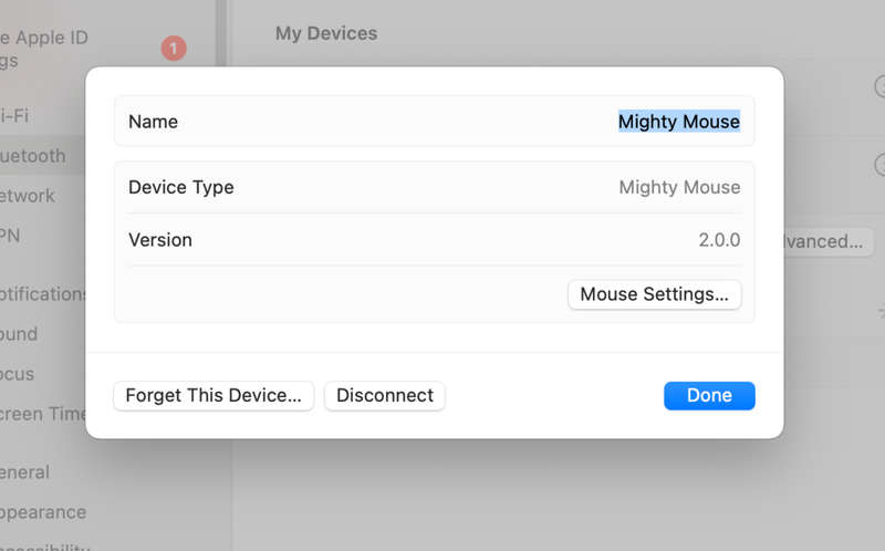 Apple Wireless Keyboard A1314 and Mighty Mouse A1197 - Bluetooth
