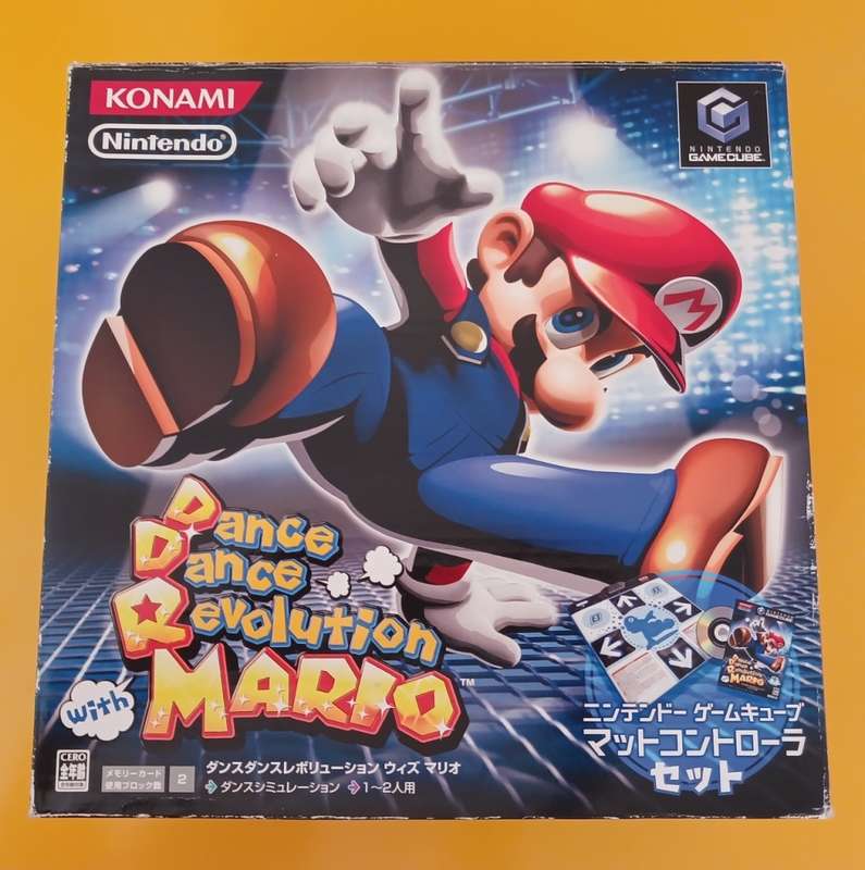 Dance Dance Revolution with Mario including Freeloader for the Nintendo GameCube