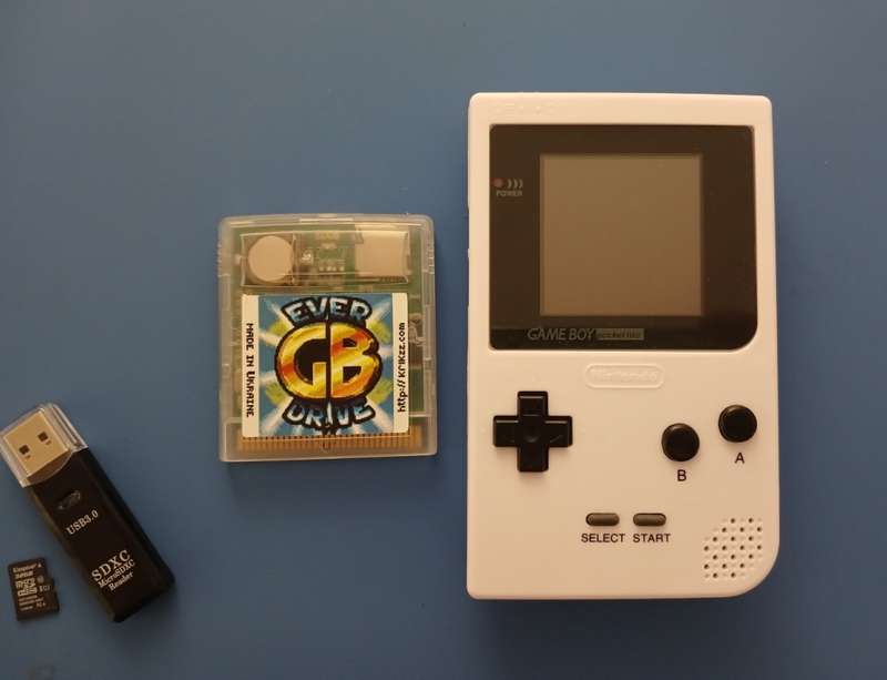 Nintendo Game Boy Pocket Light with upgraded display and Ever Drive