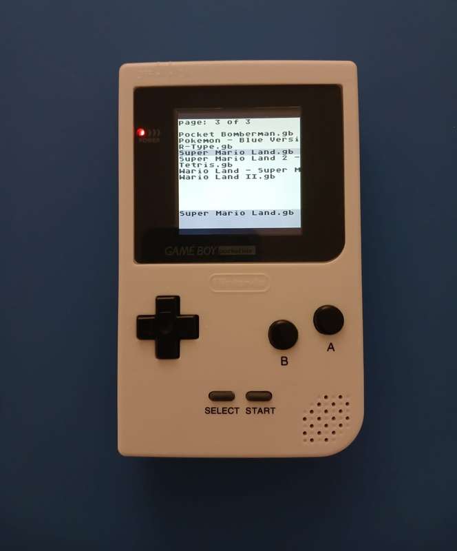 Nintendo Game Boy Pocket Light with upgraded display and Ever Drive