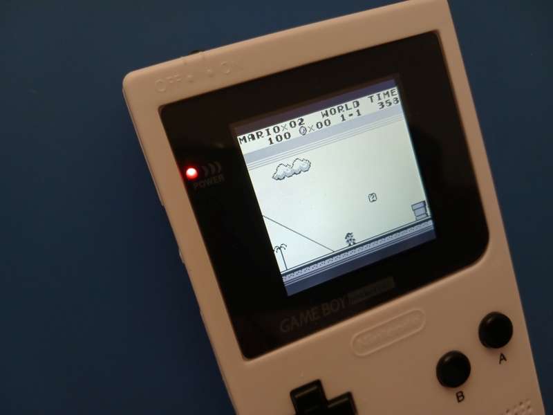 Nintendo Game Boy Pocket Light with upgraded display and Ever Drive