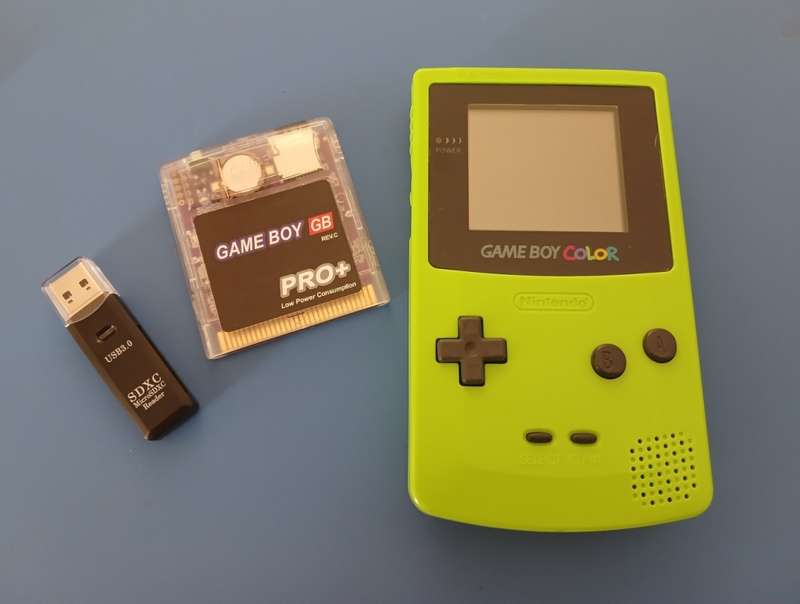 Nintendo Game Boy Color with GB Pro+