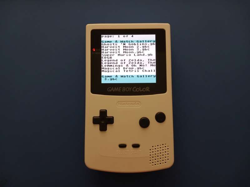 Nintendo Game Boy Color with GB Pro+ and upgraded laminated SPI display