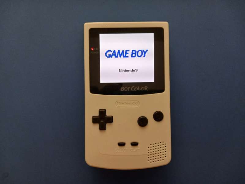 Nintendo Game Boy Color with GB Pro+ and upgraded laminated SPI display