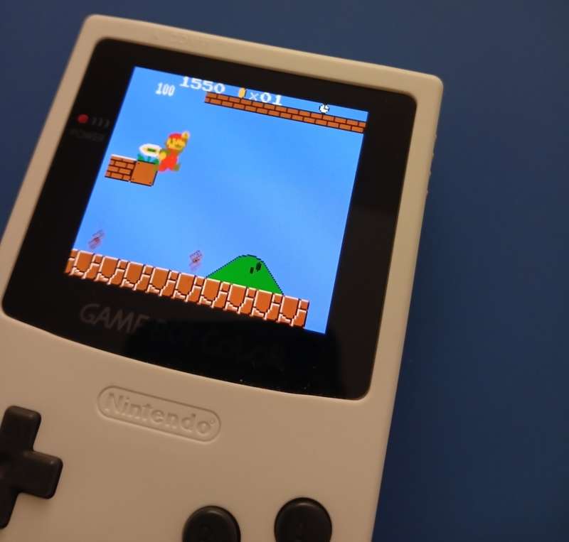 Nintendo Game Boy Color with GB Pro+ and upgraded laminated SPI display
