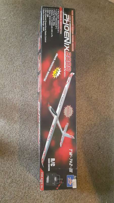 Phoenix 2000 Radio controlled Glider with motor