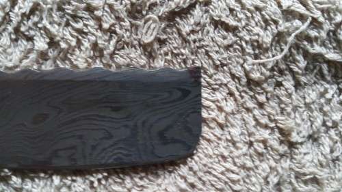 Cutthroat Damascus shaver