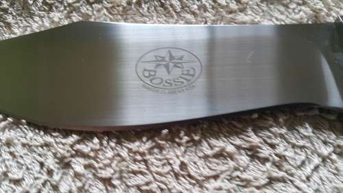 Bossie Hunter 74 with buffalo etching