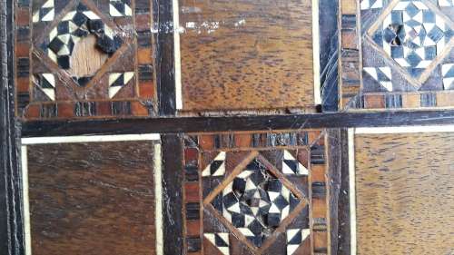 Antique Chess and Backgammon board