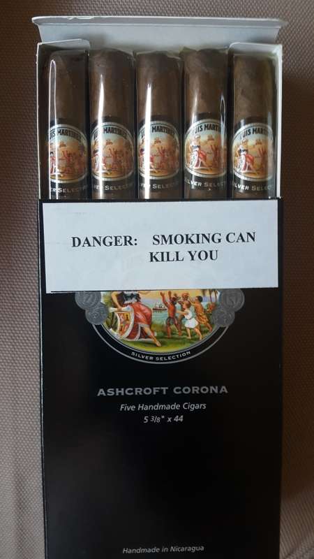 Cigar Humidor with high-end cigars and humidifier