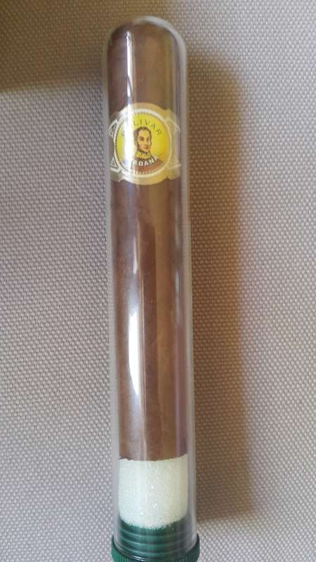 Cigar Humidor with high-end cigars and humidifier