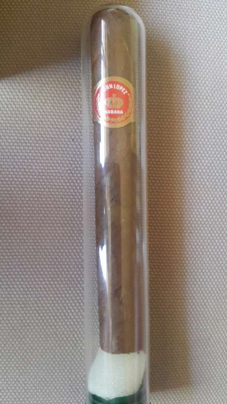 Cigar Humidor with high-end cigars and humidifier