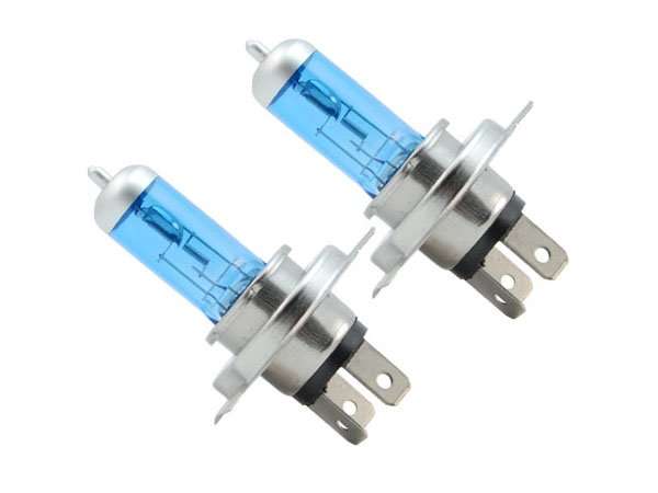 H4 Super White Bulb Set