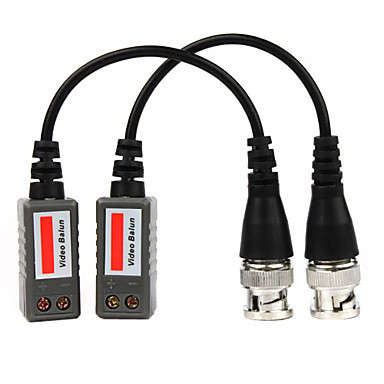 GET YOUR X2PCS Video Balun BNC Video over CAT 5 Cable
