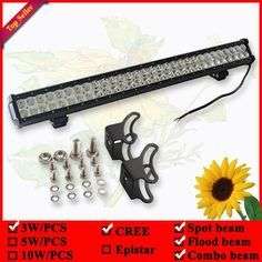 180W 4D Spot Flood Combo LED Work Light Bar Quality