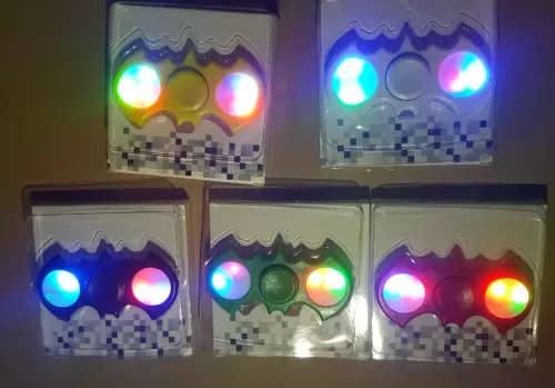New  LED batman fidget spinners colours vary