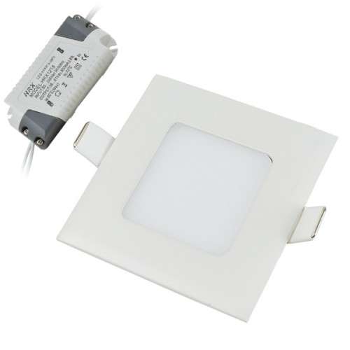 Stock from 6pcs//3W Square LED panel lights slimline