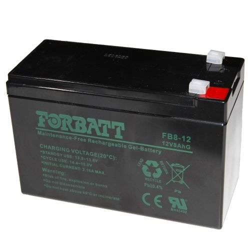 FORBATT 12V 8AHG RECHARGEABLE GELL BATTERY