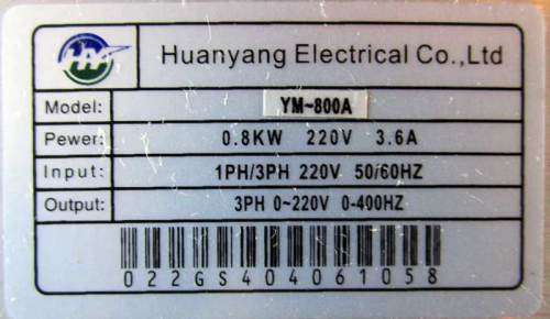 220V 800W ER11 Water Cooled Spindle Motor, VFD, Clamp, Collets, Bits, Water Pump