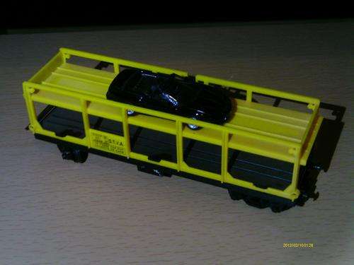 Model train car transporter waggon HO-scale