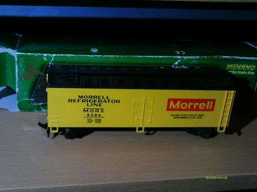 Mehano HO reefer car, Morrell Refrigerator Line