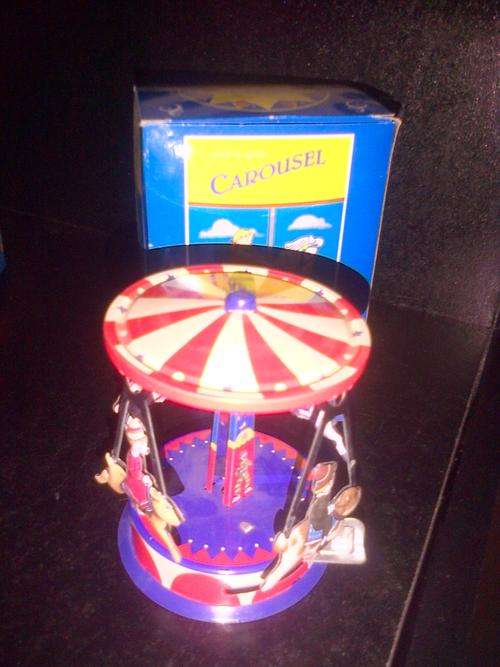 metal push n go carousel