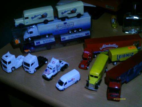 A collection of trucks.