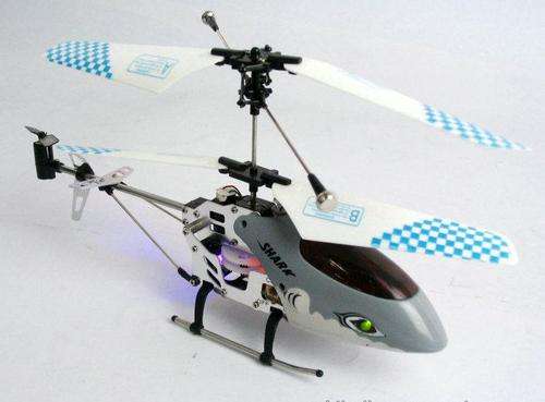 EPcopter METAL 3.5 Channel RC Mini Helicopter with Gyro   (White Shark)