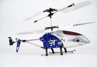 EPcopter METAL 3.5 Channel RC Mini Helicopter with Gyro  (Blue Shark) Wednesday auction