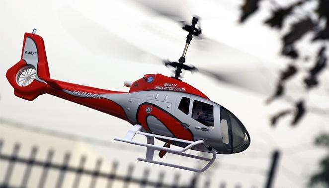 Brand New Esky Hunter 4CH Co-Axial R/C Helicopter (RED) + FREE DURABLE BLADES