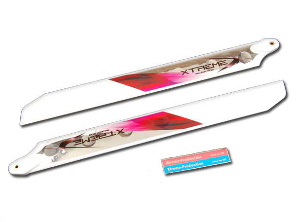 Xtreme Fiber Blade (315mm, 3mm screw hole)(For Belt CP v2 HELICOPTER) EA-043-R) RED