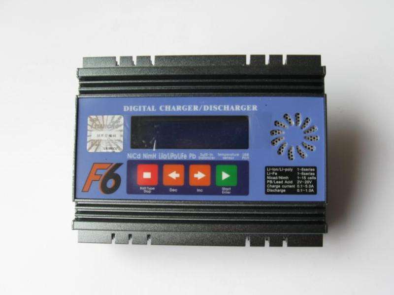 F6 Lipo Li-Fe A123 Battery Balance Charger (charge 3 at once) + Free AC adaptor (Auction)