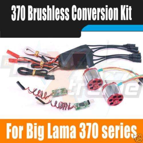 370 Coaxial Heli Brushless Motor + ESC Conversion Combo for  Walkera Esky Big Lama