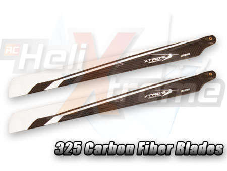 Xtreme Carbon Fiber Blade 325mm (For 450 heli will fit Trex, KDS, COPTERX ,Belt CP v2,  HELICOPTER)