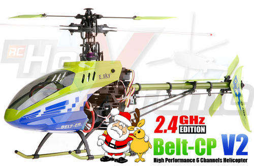 Special edition ESky Belt-CP V2 2.4ghz 6ch 3D RTF Helicopter + Alum carry case + FREE SHIPPING