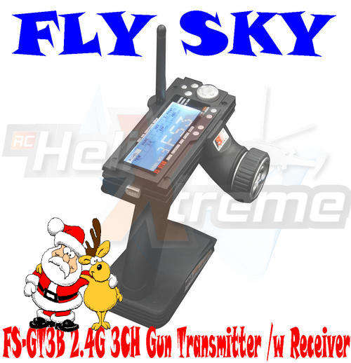 FLY SKY FS-GT3B 2.4G 3CH  transmitter with receiver RC Car Truck Buggy Boat
