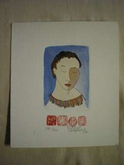Pieter van der Westhuizen Etching size 175mm x 155mm