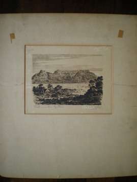 Tinus de Jongh Etching size 230mm x 185mm