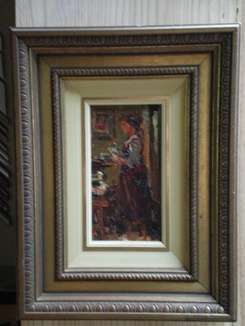 Adriaan Boshoff Oil on board size 220mm x 120mm