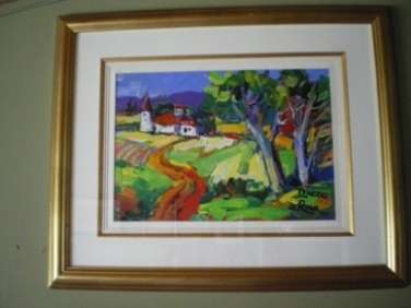 Isabel le Roux Oil on board size 480mm x 330mm
