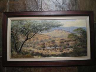 Francois Badenhorst Oil on board size 880mm x 430mm