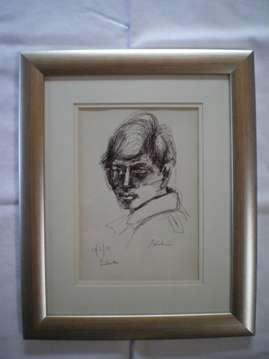 Carl Buchner pen and ink size 260mm x 180mm