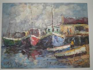Philip Britz oil on board size 610mm x 450mm