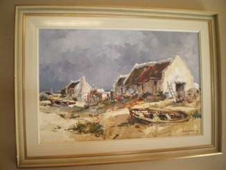 Andre de Beer oil on board size 750mm x 490mm