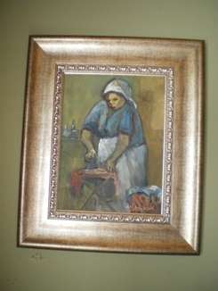 Amos Langdown oil on board size 300mm x 220mm
